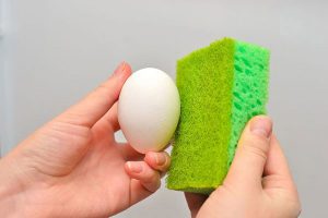 تمیز کردن تخم نطفه دار